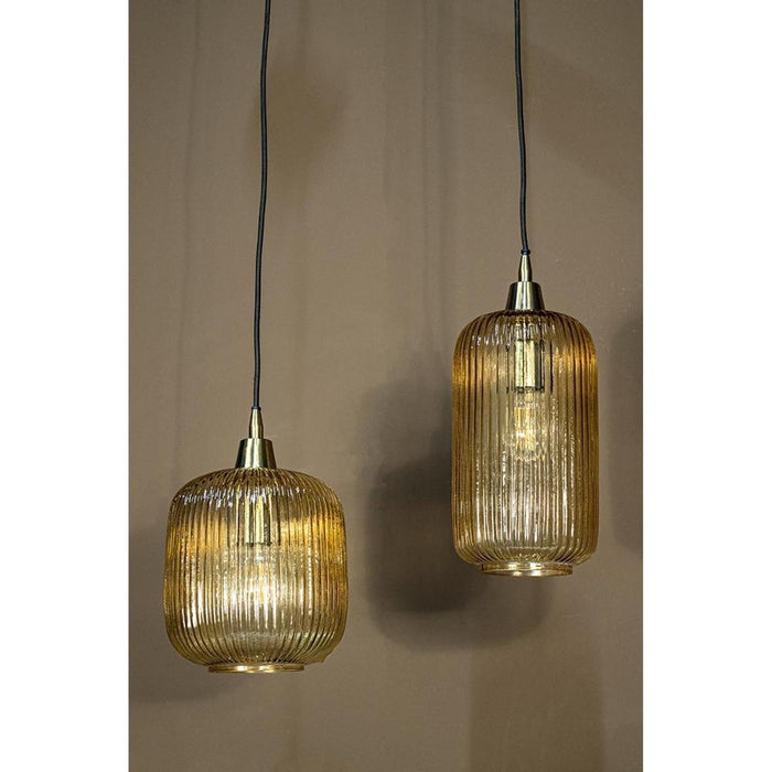 Hanglampen Juliet Amber Glas Hanglamp Regular-Hanglampen-PTMD