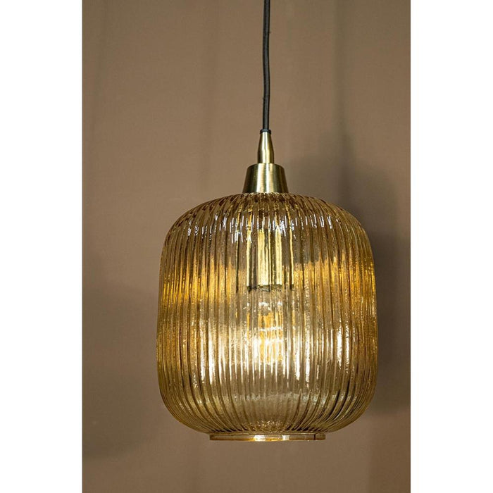 Hanglampen Juliet Amber Glas Hanglamp Regular-Hanglampen-PTMD
