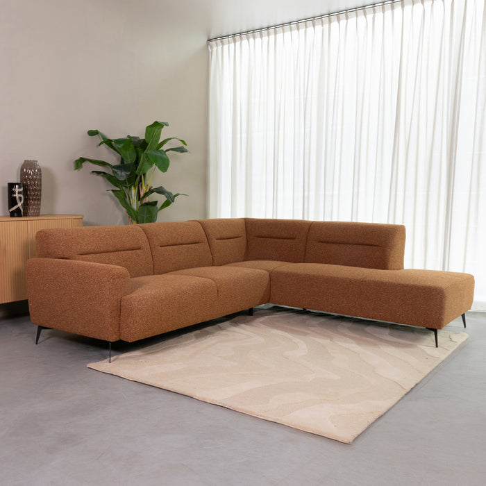 Hoekbank Bolzano Coral Boucle Hoekbank Rechts 270x227x80 cm-Hoekbanken-LABEL51