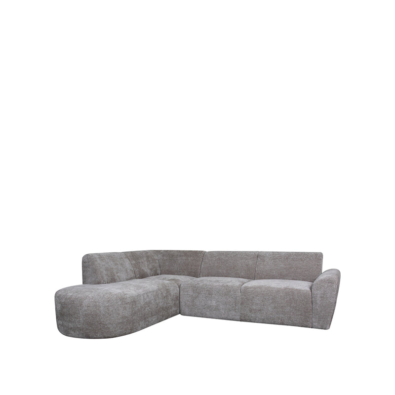 Hoekbank Espen Stone Chenille Hoekbank Links 267x223x79 cm-Hoekbanken-LABEL51