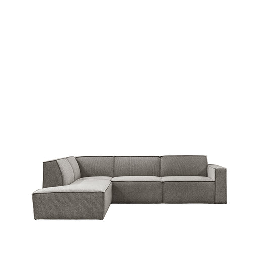 Hoekbank Kay Bouclé Mushroom Royal Boucle 283x218x80 cm 180154447-Hoekbanken-LABEL51