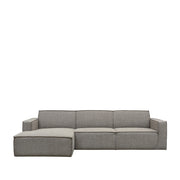 Hoekbank Kay Bouclé Mushroom royal boucle Links 289x160x80 cm-Hoekbanken-LABEL51