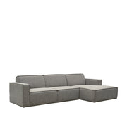 Hoekbank Kay Bouclé Mushroom royal boucle Rechts 289x160x80 cm-Hoekbanken-LABEL51