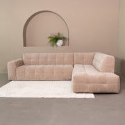 Hoekbank Lorenzo Chenille Clay Elite Rechts 294x220x77 cm-Hoekbanken-LABEL51