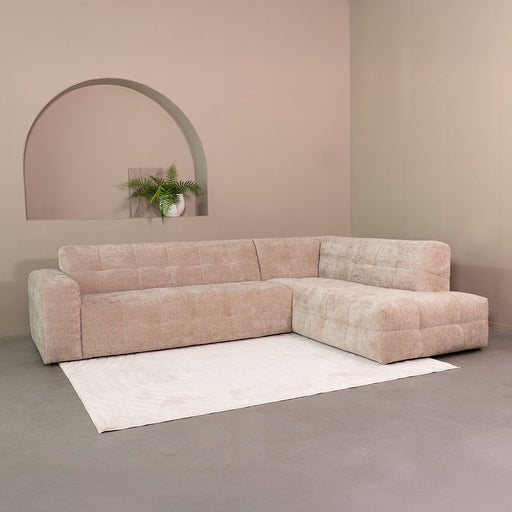 Hoekbank Lorenzo Chenille Clay Elite Rechts-Hoekbanken-LABEL51