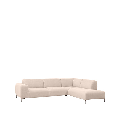Hoekbank Merido Fluweel Zwart Rechts-Hoekbanken-LABEL51