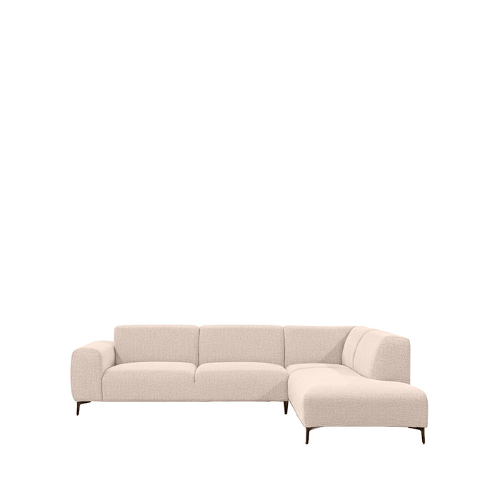 Hoekbank Merido Fluweel Zwart Rechts-Hoekbanken-LABEL51