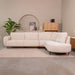 Hoekbank Milano Chenille Beige Rechts Naturel, hoofdfoto