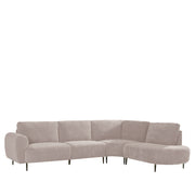Hoekbank Milano Chenille Clay Rechts 300x232x72 cm-Hoekbanken-LABEL51