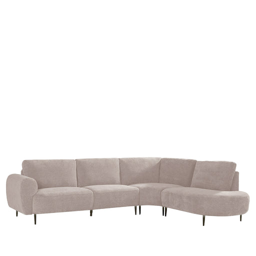 Hoekbank Milano Chenille Clay Rechts-Hoekbanken-LABEL51