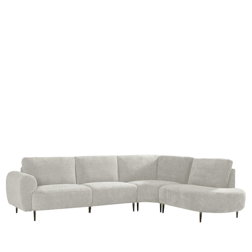 Hoekbank Milano Stof Naturel 300x232x72 cm-Hoekbanken-LABEL51