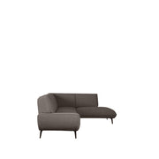 Hoekbank Pesaro Bruin Boucle Hoekbank Rechts 274x203x82 cm-Hoekbanken-LABEL51