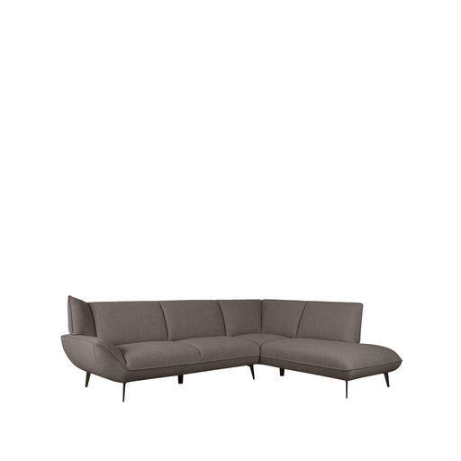 Hoekbank Pesaro Bruin Boucle Hoekbank Rechts 274x203x82 cm-Hoekbanken-LABEL51