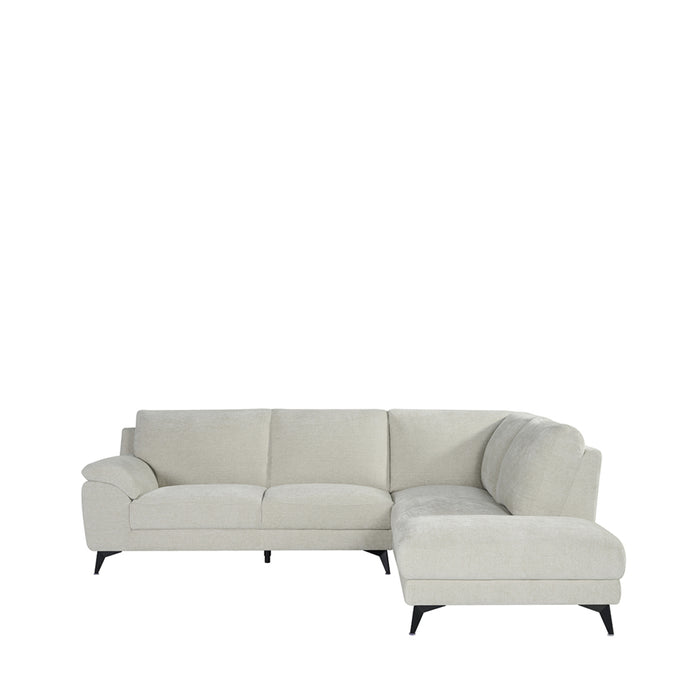 Hoekbank Santino Chenille Beige Rechts-Hoekbanken-LABEL51