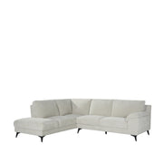 Hoekbank Santino Naturel Chenille Hoekbank Links 257x215x85 cm-Hoekbanken-LABEL51