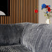 Hoekbank Teddy Ribstof Donkergrijs 80x100 cm-Hoekbanken-Starfurn