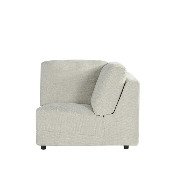 Hoekbank Tivoli Chenille Beige Hoek-Hoekbanken-LABEL51