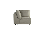 Hoekbank Tivoli PU-Leder Taupe Hoek 100x100x83 cm-3-Zitsbanken-LABEL51