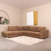 Hoekbank Valero Chenille Beige Links-Hoekbanken-LABEL51