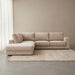 Hoekbank Valero Chenille Beige Links-Hoekbanken-LABEL51