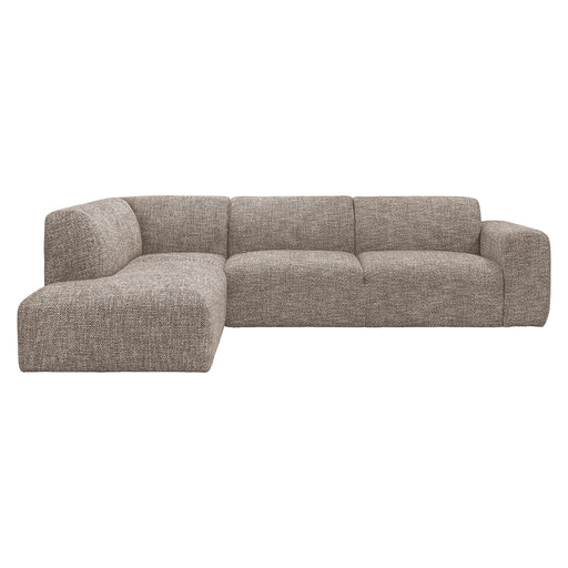 Hoekbank Verona Geweven Taupe Links-Hoekbanken-LABEL51