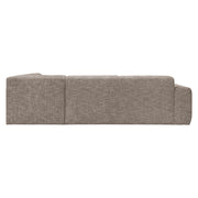Hoekbank Verona Geweven Taupe Rechts 291x222x78 cm-Hoekbanken-LABEL51
