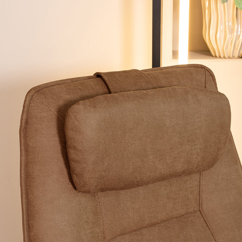 Hoofdkussen Odense 43x20 cm Cognac Micro Suede-Kussens-LABEL51
