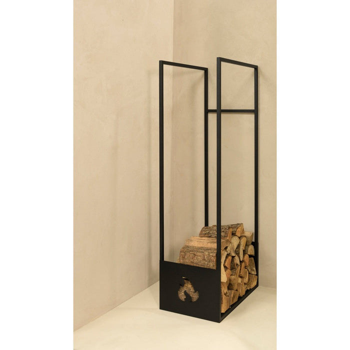 Houtopslag LUMBER LOCKER L Staal Zwart 40x62.2x150cm-Opbergkasten-Spinder