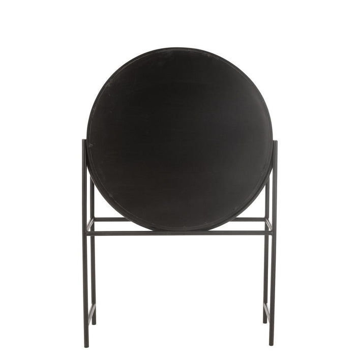 J-Line Bar Shanil gerecycleerd hout/mdf zwart-Wijnkasten-J-Line