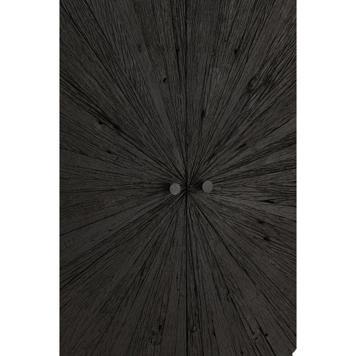 J-Line Bar Shanil gerecycleerd hout/mdf zwart-Wijnkasten-J-Line