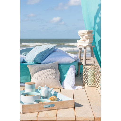 J-Line Barkurk Rond eik hout naturel-Barkrukken-J-Line