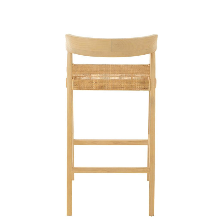 J-Line Barstoel Emma teakhout naturel-Barkrukken-J-Line