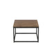 J-Line Bijzettafel Hout/met bruin+zwart-Bijzettafels-J-Line