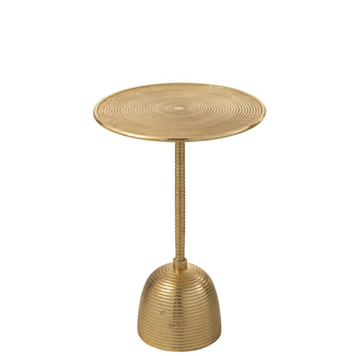 J-Line Bijzettafel Lera aluminium goud-Salontafels-J-Line