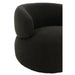 J-Line Chair Swivel Round Poplar Wood/Foam Black-Eetkamerstoelen-J-Line