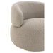 J-Line Chair Swivel Round Poplar Wood/Foam Taupe-Eetkamerstoelen-J-Line