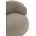 J-Line Chair Swivel Round Poplar Wood/Foam Taupe-Eetkamerstoelen-J-Line