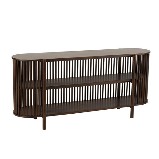 J-Line Console 2 planken conie mango hout donker bruin-Consoletafels-J-Line