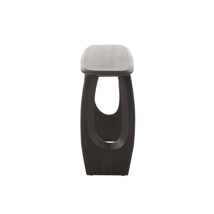 J-Line Console Mark mangohout zwart-Salontafels-J-Line