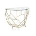 J-Line Console Moza metaal/glas goud-Consoletafels-J-Line