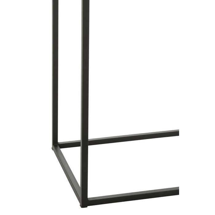 J-Line Console Rechthoek metaal zwart-Consoletafels-J-Line