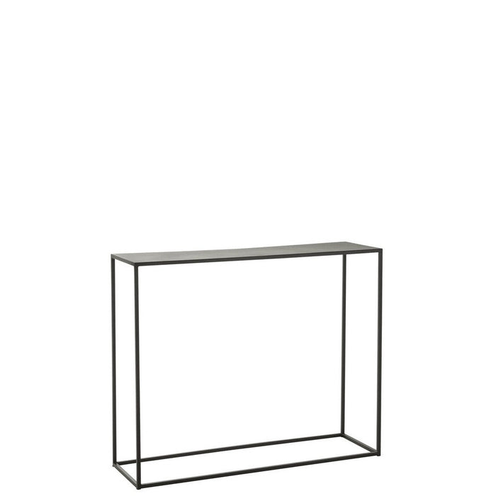 J-Line Console Rechthoek metaal zwart-Consoletafels-J-Line