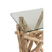 J-Line Console Rechthoek takken hout/glas naturel-Consoletafels-J-Line
