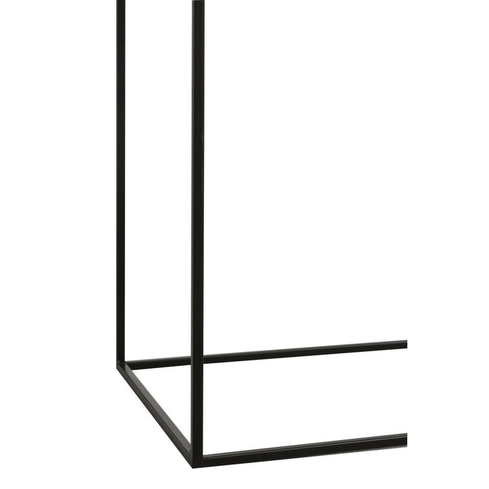 J-Line Console Rechthoekig 2 planken metaal zwart-Consoletafels-J-Line