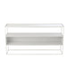 J-Line Console Vierkant metaal/glas wit-Consoletafels-J-Line