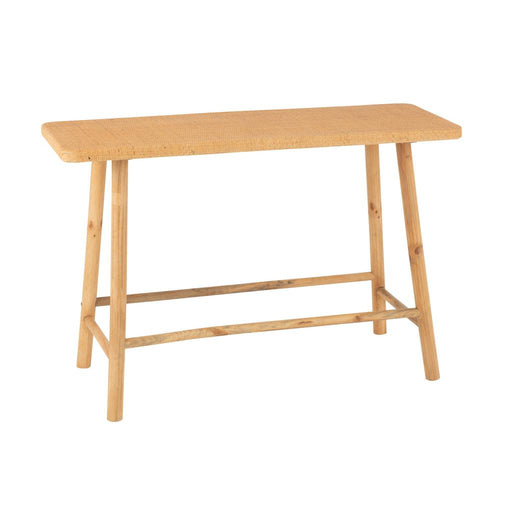 J-Line Console rechthoek riet/sparhout naturel-Consoletafels-J-Line