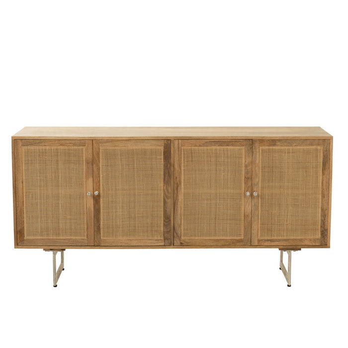J-Line Dressoir Rattan mangohout naturel-Dressoirs-J-Line