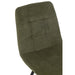 J-Line Eetstoel Clark metaal/polyester groen-Eetkamerstoelen-J-Line