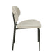 J-Line Eetstoel Textiel/metaal beige-Eetkamerstoelen-J-Line