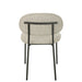 J-Line Eetstoel Textiel/metaal beige-Eetkamerstoelen-J-Line